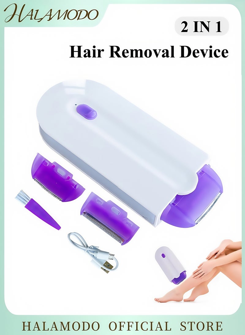 HALAMODO Efficient Pain-Free Hair Removal Device Low Noise Design Waterproof for Full Body Use Portable for Easy Hair-Free Skin Experience - Image 1