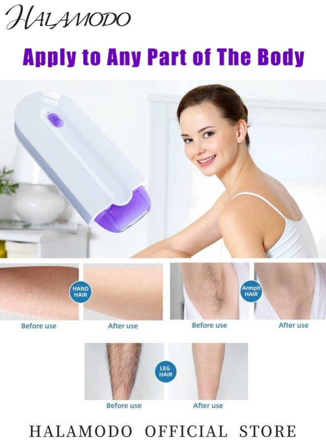 HALAMODO Efficient Pain-Free Hair Removal Device Low Noise Design Waterproof for Full Body Use Portable for Easy Hair-Free Skin Experience - Image 2