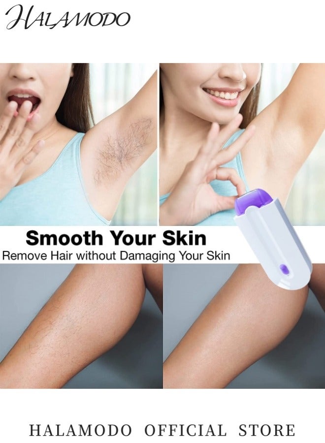 HALAMODO Efficient Pain-Free Hair Removal Device Low Noise Design Waterproof for Full Body Use Portable for Easy Hair-Free Skin Experience - Image 3