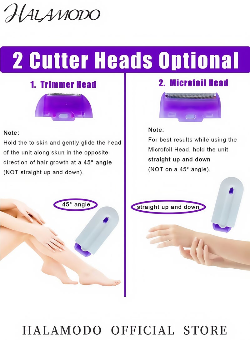 HALAMODO Efficient Pain-Free Hair Removal Device Low Noise Design Waterproof for Full Body Use Portable for Easy Hair-Free Skin Experience - Image 4