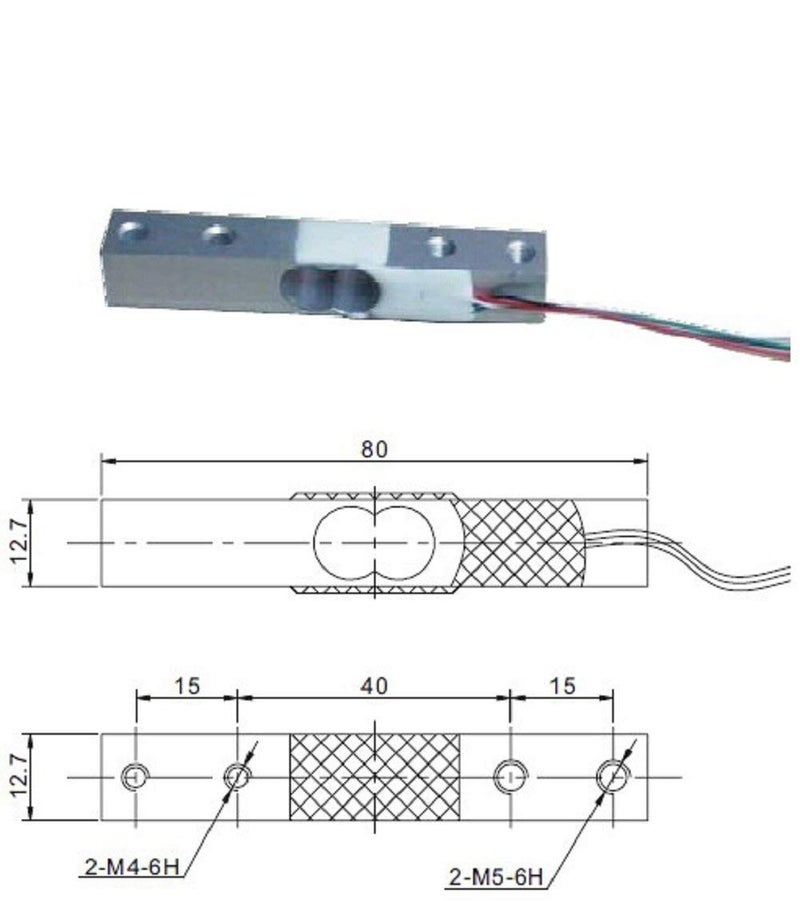 INVENTO 2Pcs 5kg Load Cell HX711 Weight Weighing Ad Module Pressure Sensor Digital Portable Electronic Kitchen Scale Weight Weighing Sensor For Scale - Image 4