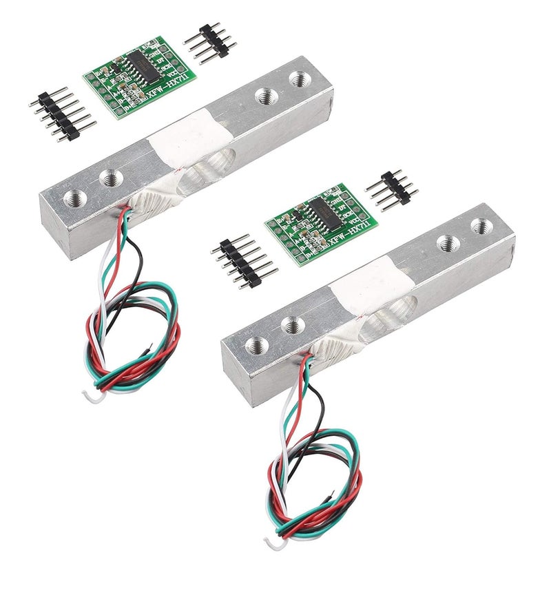 INVENTO 2Pcs 5kg Load Cell HX711 Weight Weighing Ad Module Pressure Sensor Digital Portable Electronic Kitchen Scale Weight Weighing Sensor For Scale - Image 1