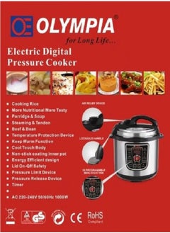 Olympia 10 In 1 Electric Digital Pressure Cooker 8L - pzsku/Z149888F39EDEE779890CZ/45/_/1738743395/8c65da09-f53c-4f26-a4cf-5469278821f2