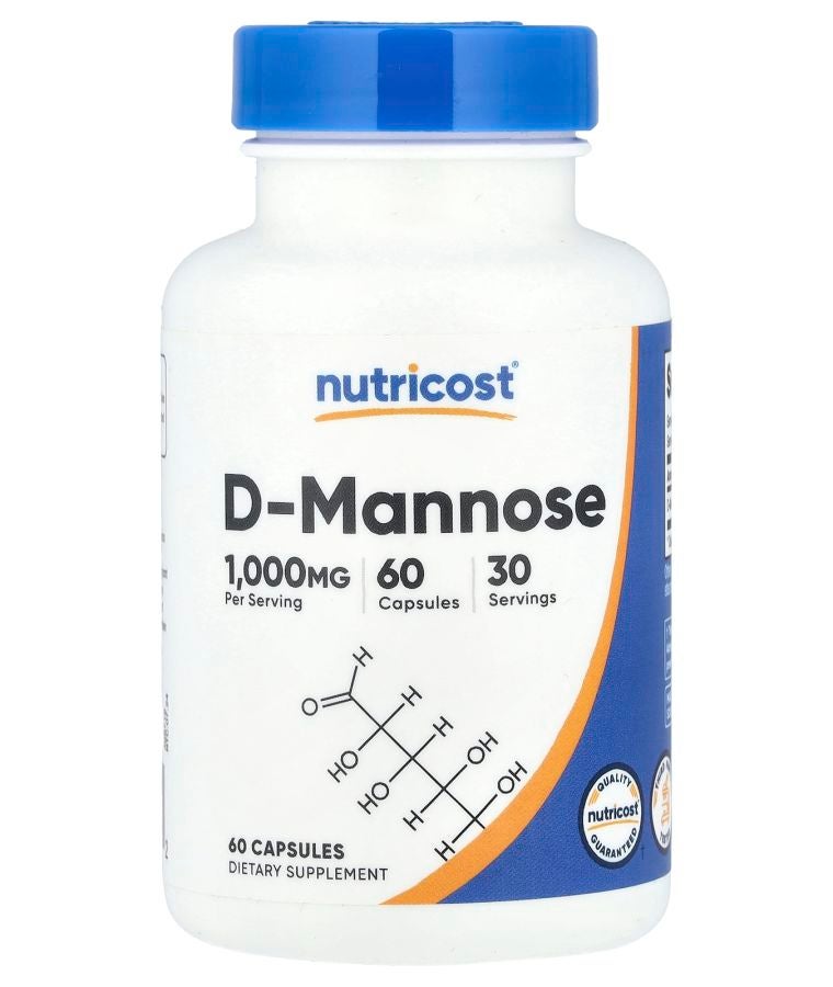Nutricost D-Mannose 60 Capsules (500 mg per Capsule)