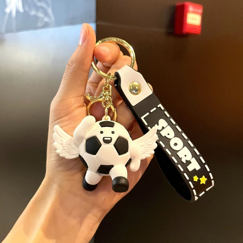 Original World Cup Music Running Football Keychain - Perfect Gift for Sports Fans - Image 1