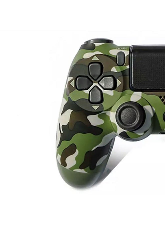 Microdigit Wireless Bluetooth Game Controller Green Camouflage Edition for PlayStation 4 with Dual Shock and Touchpad - Image 4
