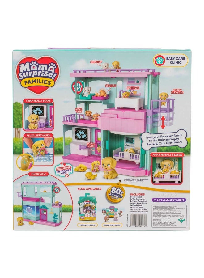 LITTLE LIVE PETS مجموعة ألعاب عيادة رعاية الأطفال مفاجأة ماما من ليتل لايف بيتس (24.6 سم) - Image 2