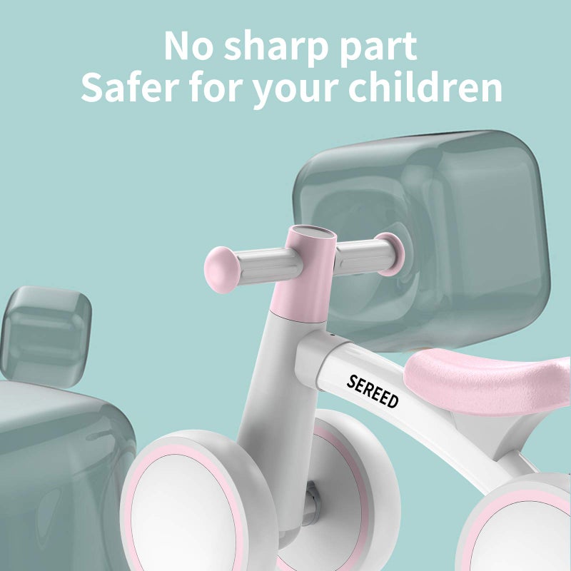 SEREED Baby Balance Bike Toys for 1 Year Old Girl Gifts, Baby Walker, One Year Old Girl Birthday Gifts, 12-24 Months Toddler Balance Bike, First Birthday Gifts - Image 5