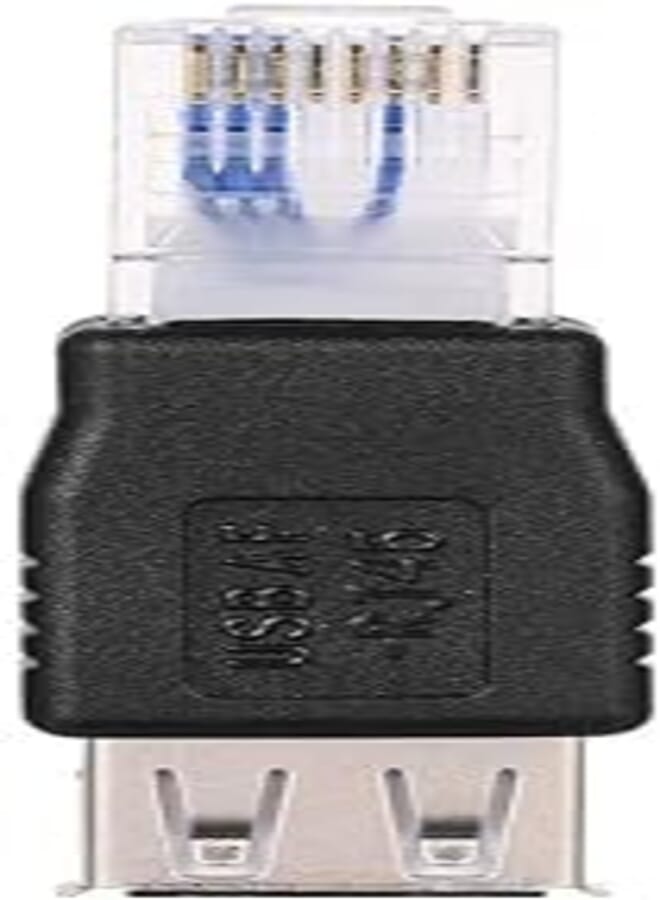 USB a Female to Ethernet RJ45 Male Adapter Converter Router Connector Plug Socket LaN Network