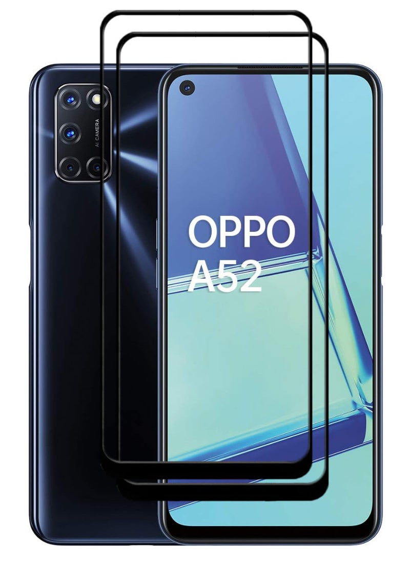 ACLIX 2 Pieces Antistatic ESD Dustproof Premium Quality High Definition Tempered Glass Screen Protector Designed For Oppo A52 - Image 1
