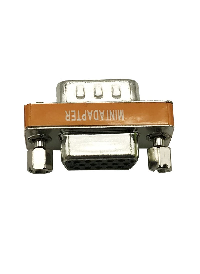 Seadream Seadream DB9 9 Pin Male to HD15 HDD15 15 Pin Female, Male to Female M/F Molded CGA/VGA Video Adapter Gender Changer Coupler  - Image 3