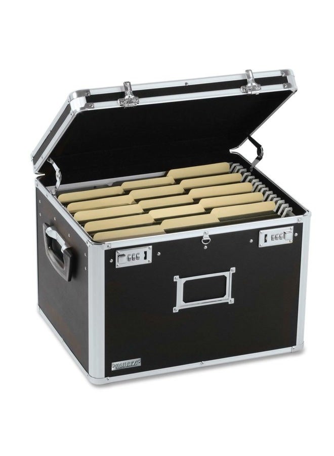 Vaultz Portable File Box - 17.5 x 14 x 12.5 Inch Legal/Letter Size Storage Box with Dual-Combination Locking for Document Filing and Organization - Image 5