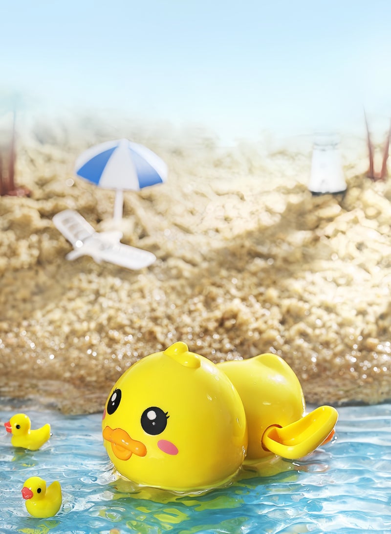 Bath Toy,Cute Animal Clockwork Bathtub Swimming Pool Toy,Baby Bath Toys for Toddlers 1-3, Boys & Girls Water Bath Toy Set,3 Pack - Image 2