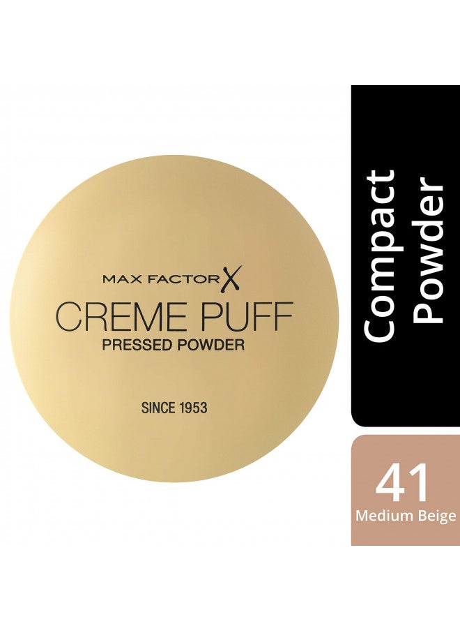 Max Factor Max Factor Creme Puff - # 41 Medium Beige, 21 g  - Image 1