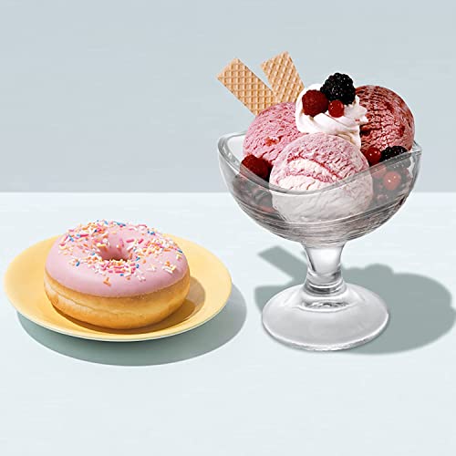 WRINGO 200 ML Ice Cream Glasses Cups Dishes for Desserts, Milkshake,Fruit and Pudding Glass Serving Bowls, Perfect for Home, Restaurants and Parties Dishwasher Safe (Set of 6) (WA-08) - Image 3