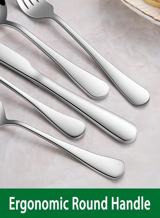 Dehov 8-Piece 6.7'' Salad Forks Set,Durable Dishwasher Safe Stainless Steel Dessert Forks,Silverware Fork,Fltaware Fork For Home Kitchen - Image 5