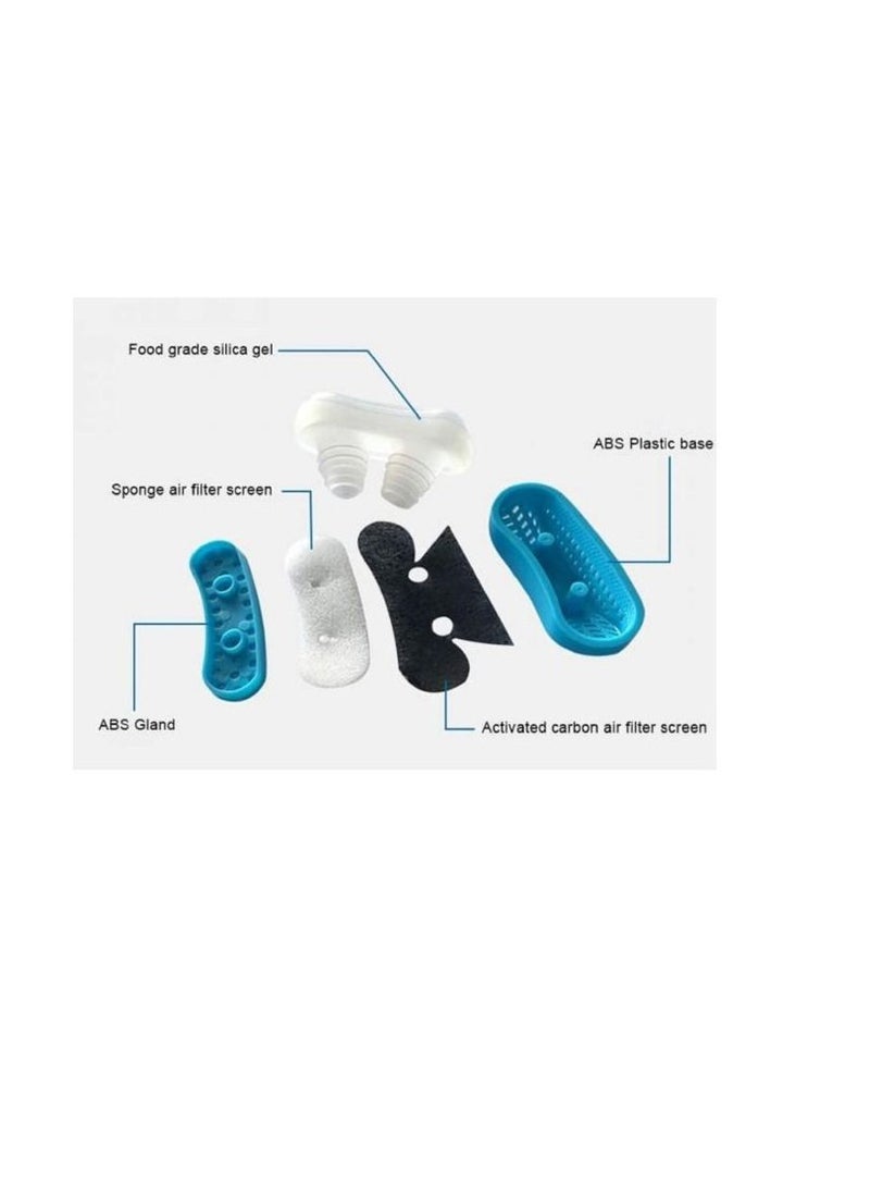 AS SEEN ON TV - Blue Advanced 2-in-1 Air Purifier with Anti-Snoring Nasal Ventilation for a Natural and Comfortable Sleep - Image 1