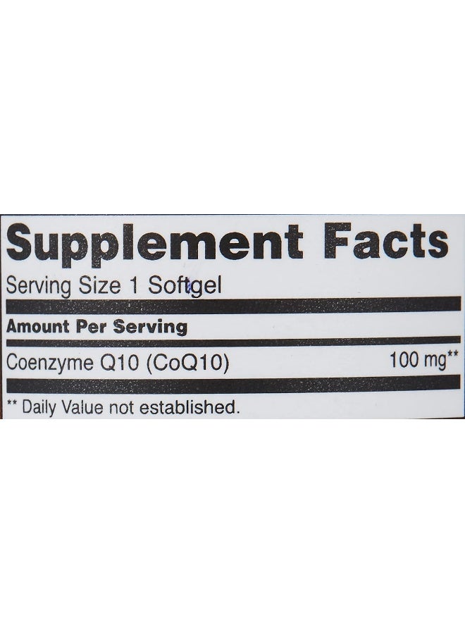 NOW Foods CoQ10 100 mg Softgels - 50 Count - Image 5