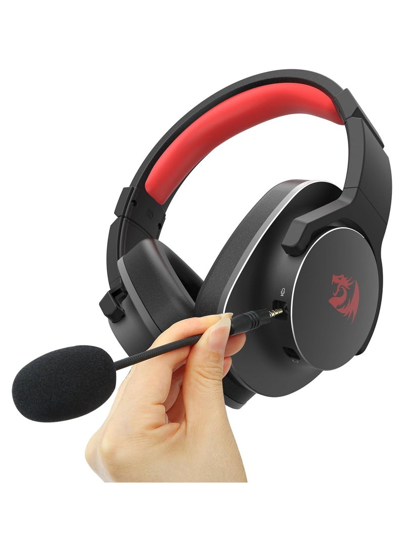 Redragon H720 EUROPE USB Gaming Headset - 7.1 Surround Sound - Detachable Microphone and Cables - 50mm Drivers - earcups can be rotated Headphones Headset - Image 4