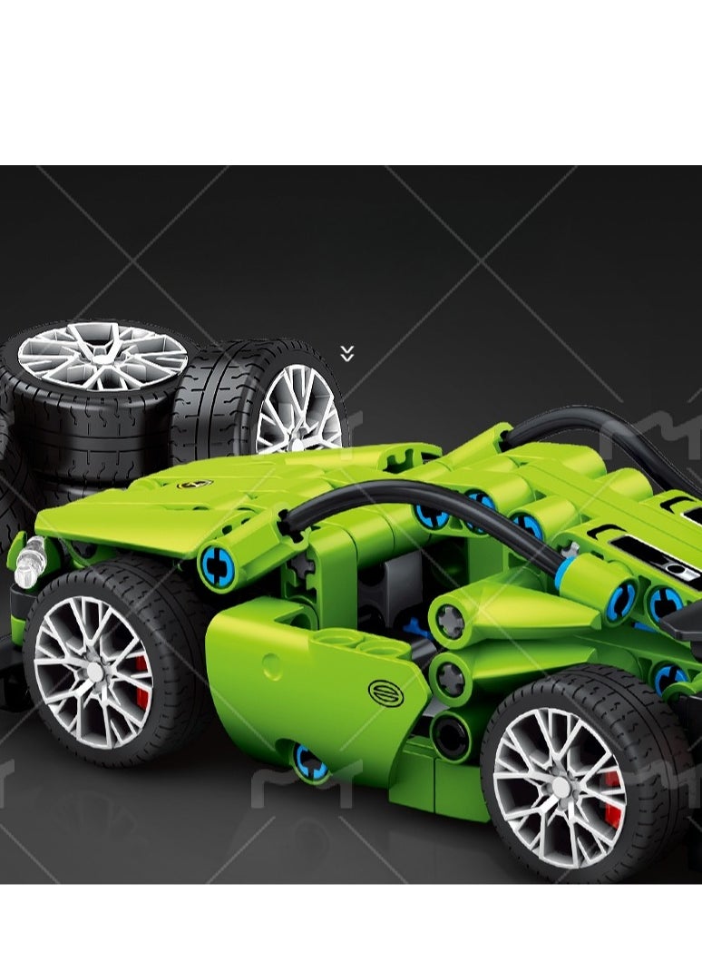 SEMBO Simulation Building Block Racing Car Set for Kids – 1:24 Scale DIY Construction Brick Toy with 4 Unique Racing Cars, Educational Engineering Building Set for Boys and Girls Age 6+, Creative STEM Toy for Car Lovers, Safe Odor-Free Material, Motor Skill and Imagination Development Toy, Kids Sports Car Assembly Kit, Race Track Compatible Toy Cars, Gift for Birthday, Holidays, and Special Occasions | Perfect Toy for Young Engineers, Car Enthusiasts, and Racing Fans | Hands-On Vehicle Construction Kit for Early Learning, Home, and Classroom Use | Best Gift for Kids Who Love Building, Racing and STEM Learning  - Image 4