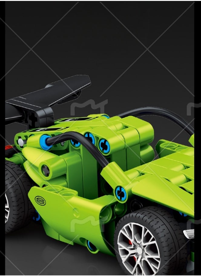 SEMBO Simulation Building Block Racing Car Set for Kids – 1:24 Scale DIY Construction Brick Toy with 4 Unique Racing Cars, Educational Engineering Building Set for Boys and Girls Age 6+, Creative STEM Toy for Car Lovers, Safe Odor-Free Material, Motor Skill and Imagination Development Toy, Kids Sports Car Assembly Kit, Race Track Compatible Toy Cars, Gift for Birthday, Holidays, and Special Occasions | Perfect Toy for Young Engineers, Car Enthusiasts, and Racing Fans | Hands-On Vehicle Construction Kit for Early Learning, Home, and Classroom Use | Best Gift for Kids Who Love Building, Racing and STEM Learning  - Image 5