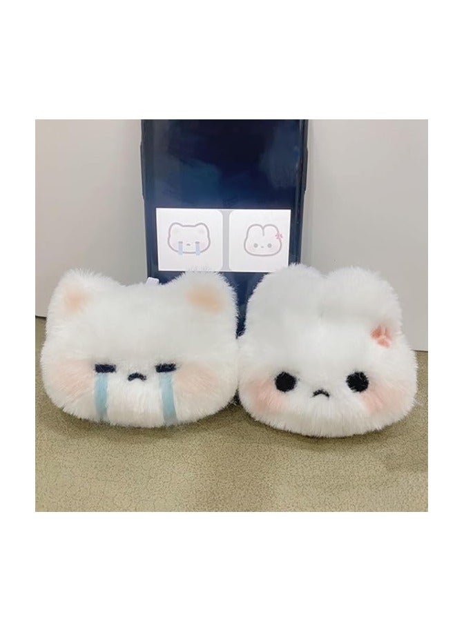 general Love Rabbit Plush Toy Pendant Keychain - Bag charm - Gift (2pcs) - Image 2