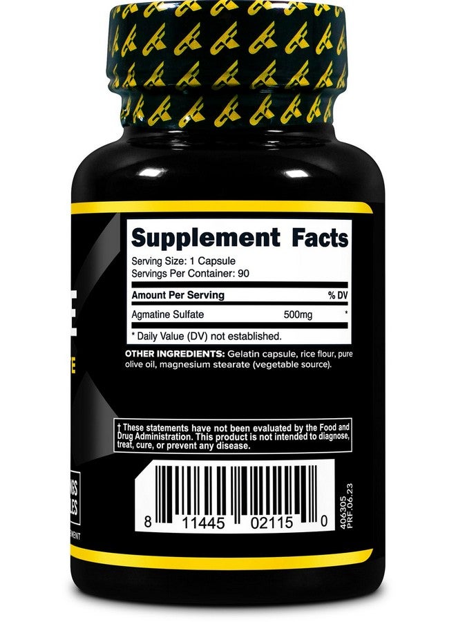 Primaforce Agmatine Sulfate 500mg, 90 Capsules - Non-GMO, Gluten Free Supplement - Image 4