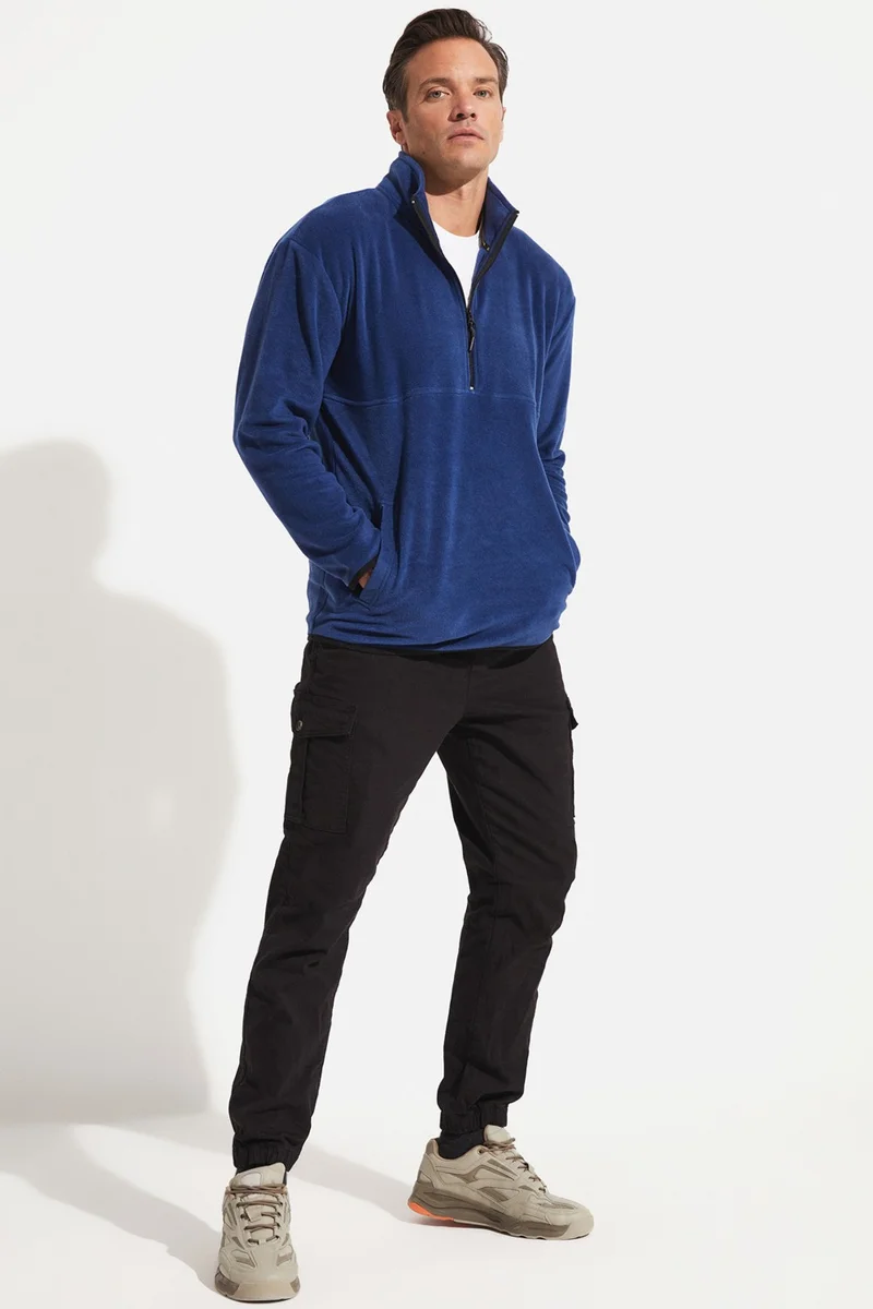 JOYSTAR Men's Regular Fit Half Zipper Fleece Sweatshirt