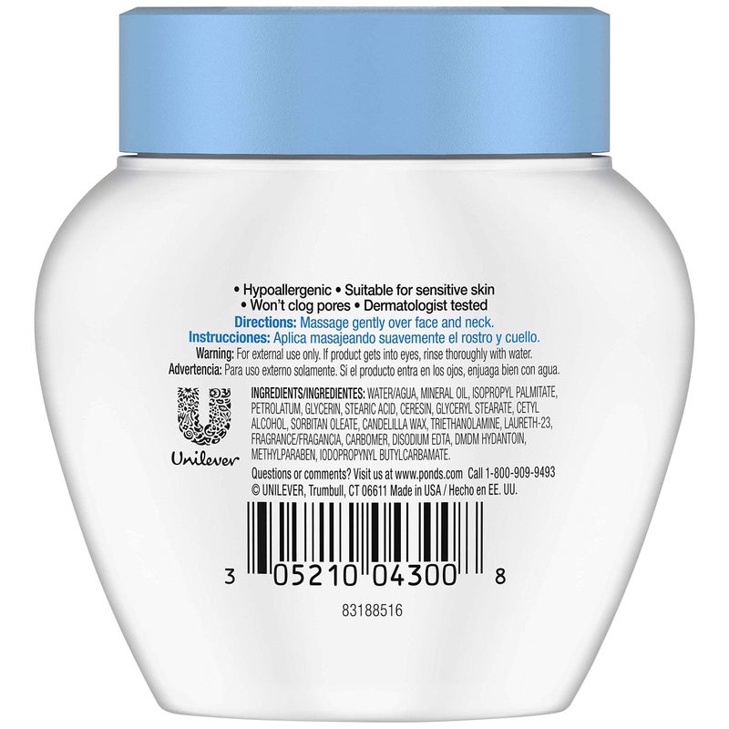 Pond's Dry Skin Cream Rich Hydrating Skin Cream, 3.9 Oz (Pack of 1) - Image 4