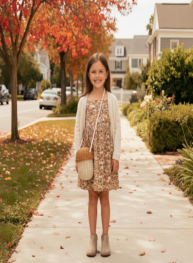 Luocute سلة بلوط من لوكوت، سلال تخزين من الخيزران المنسوج يدويًا، مناسبة للنساء والأطفال، ودعائم تصوير. - Image 4