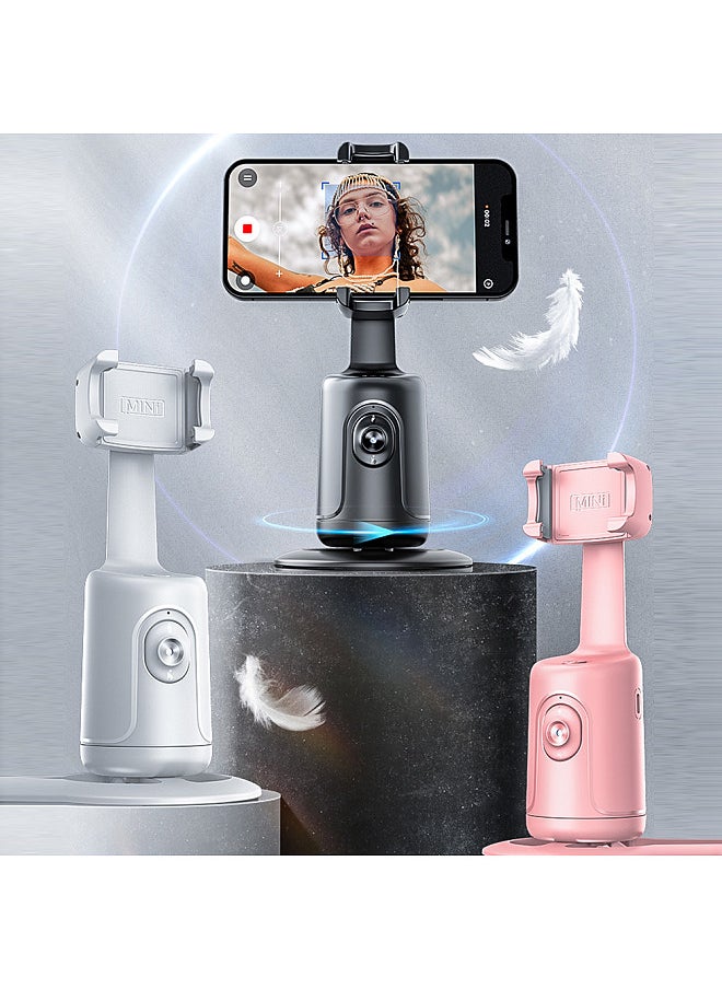 Generic - Smart 360° Auto Face Tracking Gimbal Desktop Selfie Stabilizer Robot Cameraman with Adjustable Lens Stable Base Phone Holder for Smartphone Vlog Live Streaming Video Chat - Image 1