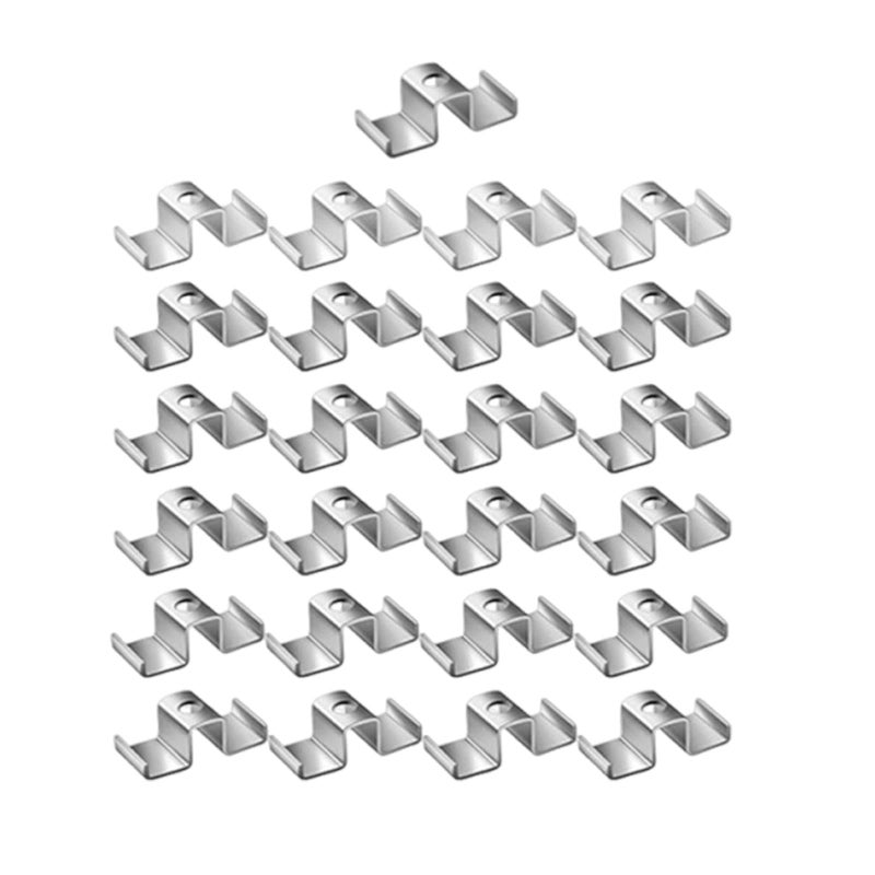 Heavy Duty Metal Grating Clips 25Pcs for Mezzanine Walkways and Stairs - Image 2