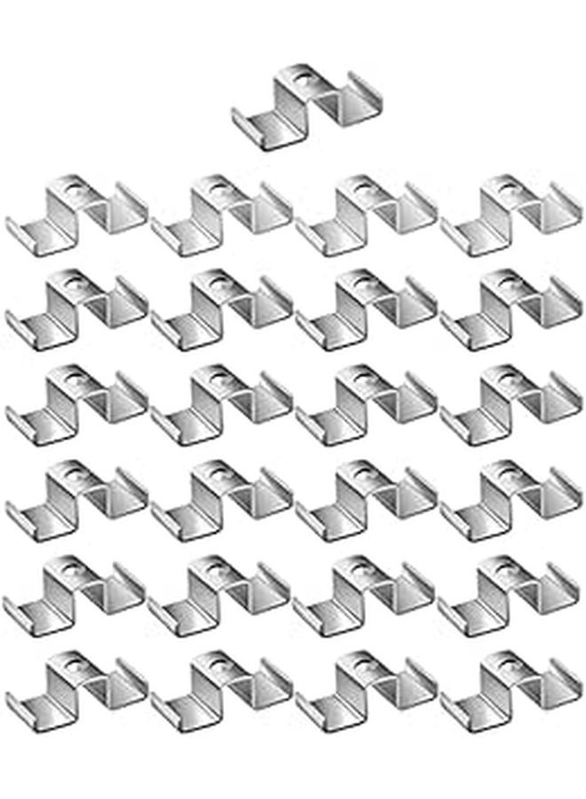Heavy Duty Metal Grating Clips 25Pcs for Mezzanine Walkways and Stairs - Image 1