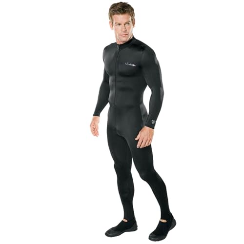 Henderson Hotskins Classic Unisex Spandex Jumpsuit for Diving, Snorkeling, UV Protection, Black XL - Image 4