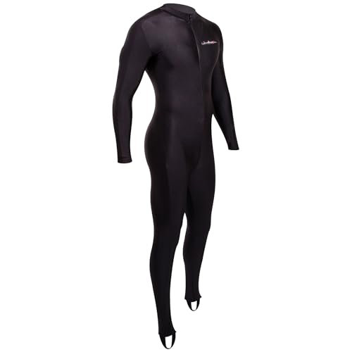 Henderson Hotskins Classic Unisex Spandex Jumpsuit for Diving, Snorkeling, UV Protection, Black XL - Image 3