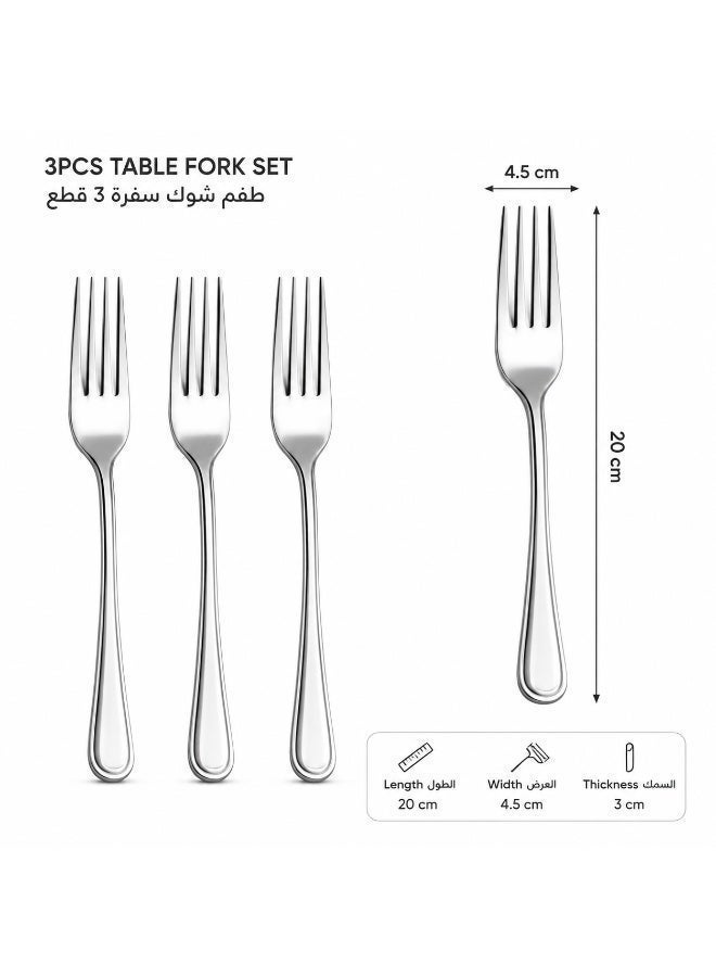 Lamart 3Pcs Set Of Forks 20 Cm - Image 1