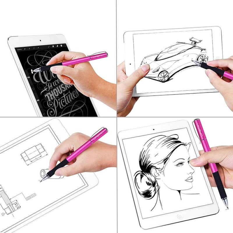 كلاراكو مجموعة أقلام كلاركو اللوحية، 5 قطع، أقلام سعوية للحاسوب، أقلام سعوية للشاشة، أقلام للكتابة، أدوات التصميم، قلم شاشة لمس، قلم هاتف محمول - Image 5