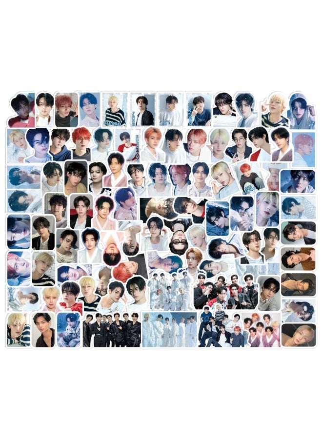 NIBEMINENT 90 Pcs Kpop ENHYPEN Daydream Deco Kit Waterproof Stickers, High Definition Printing Bright Colors, Suitable for Laptop Skateboard Luggage Water Bottle Guitar DIY