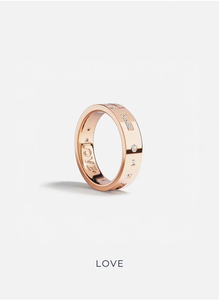 MONACO - APM Love Morse Code Ring - Image 1