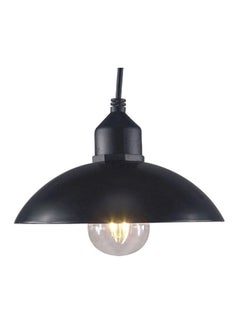 ماركة غير محددة مصابيح LED خارجية معلقة مقاومة للماء وبتصميم كلاسيكي وتعمل بالطاقة الشمسية أسود 