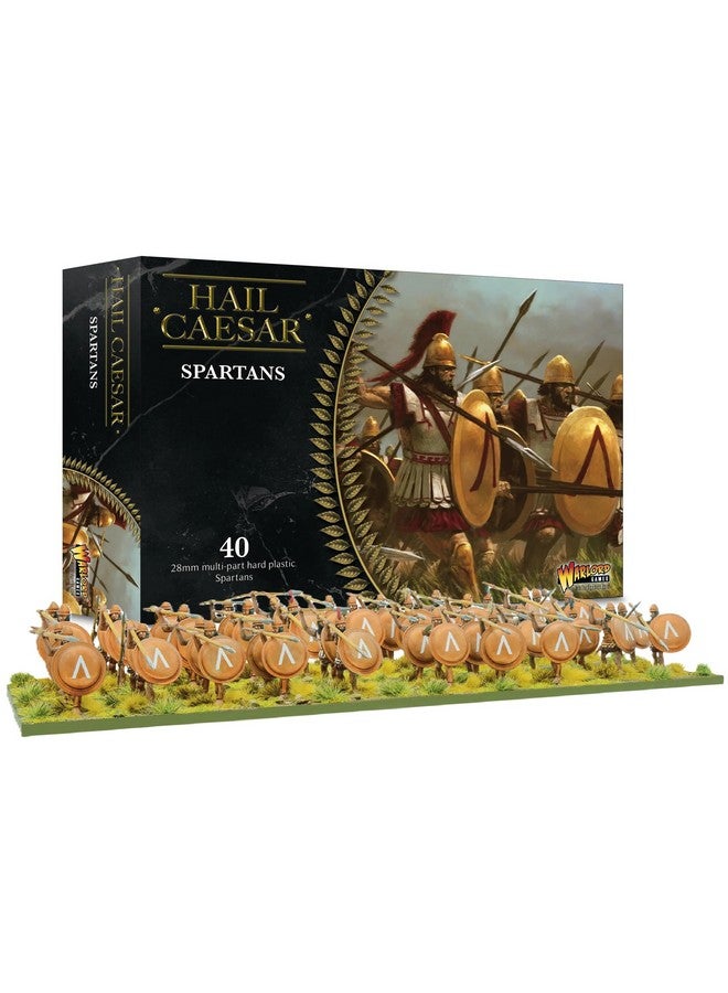 Warlord Games Hail Caesar: Spartans Military Table Top Wargaming Plastic Model Kit WGH-GR-01,Unpainted - Image 1