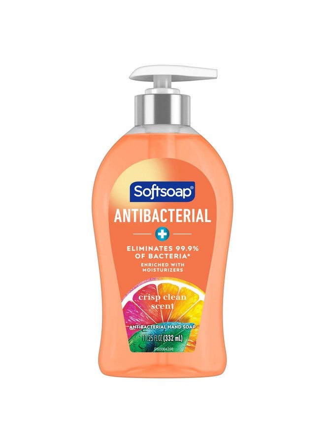Softsoap Antibacterial Liquid Hand Soap Pump, Crisp Clean - 11.25 fluid ounce - Image 1