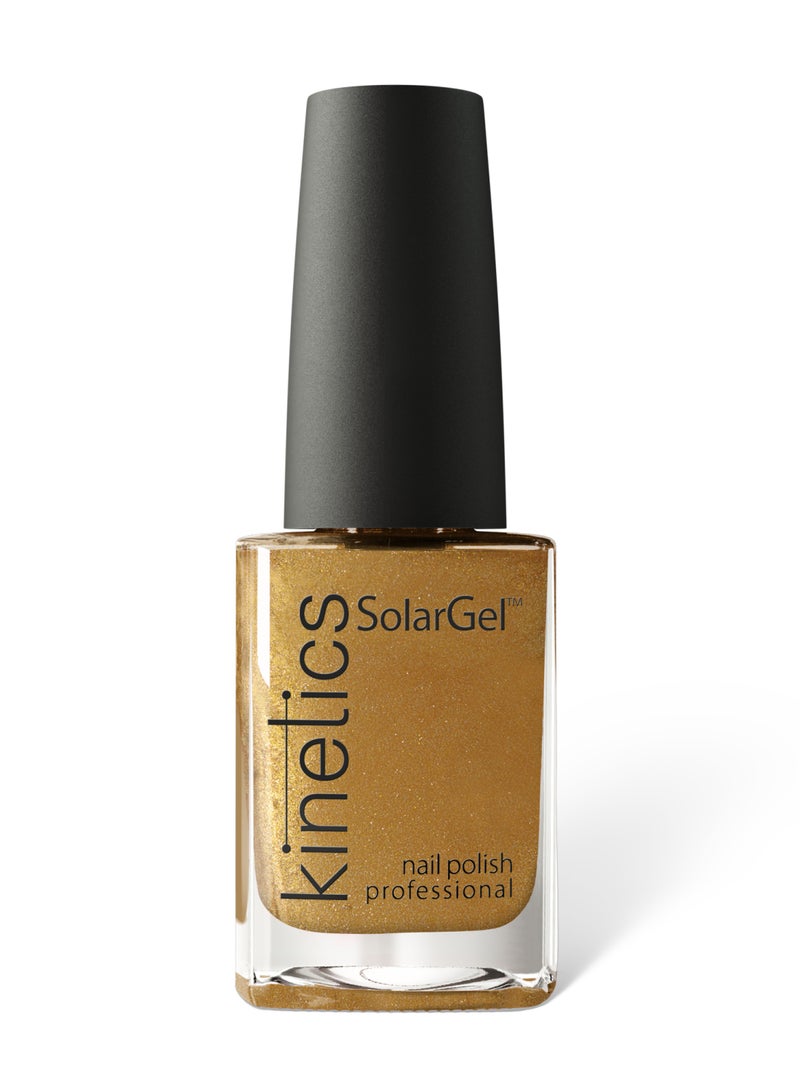 KINETICS SOLARGEL PROFESSIONAL NAIL POLISH 15 ML | #558 GOLD FINGER - Image 1