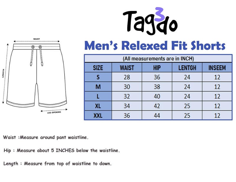 TAGDO® Men's Solid Cotton Shorts | Shorts Pant for Men | Shorts for Men (RF-Cotton-Shorts-2003-Silver-L) - Image 3