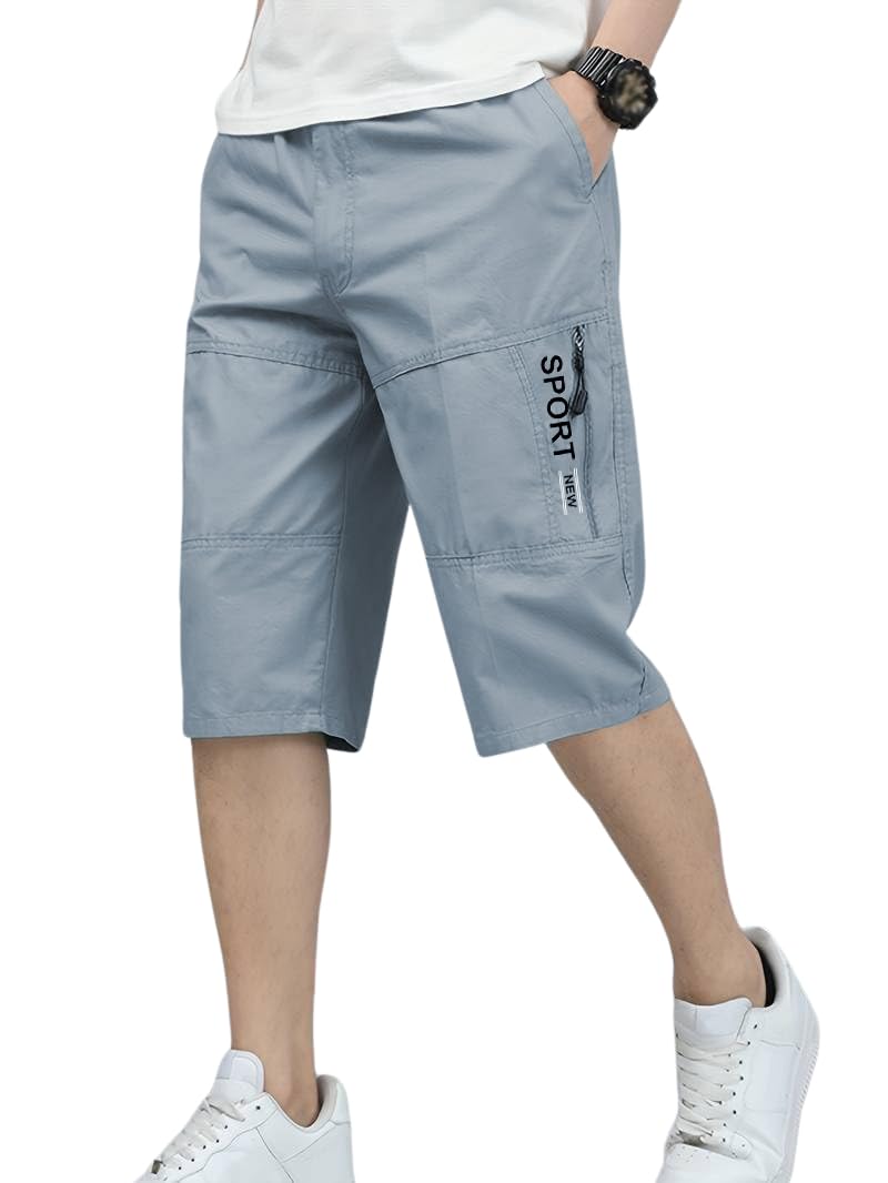 TAGDO® Men's Solid Cotton Shorts | Shorts Pant for Men | Shorts for Men (RF-Cotton-Shorts-2003-Silver-L) - Image 5