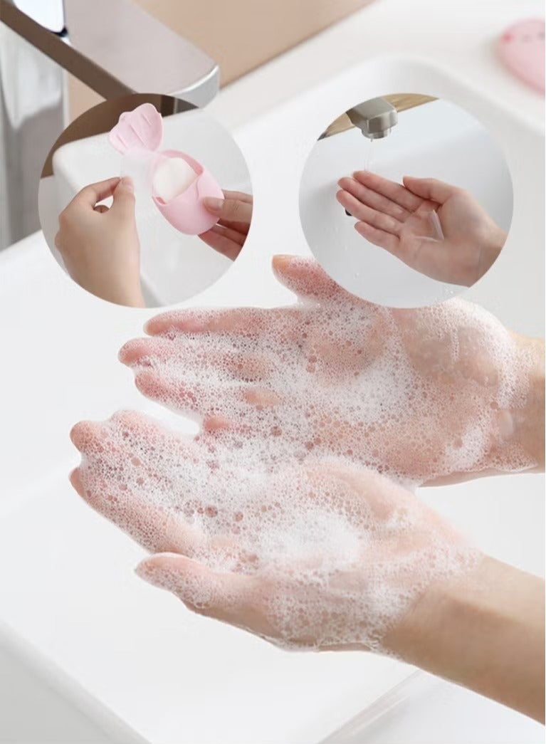 رقائق الصابون المحمولة للطلاب والأطفال صابون السفر 3 صناديق 150 قطعة - Image 3