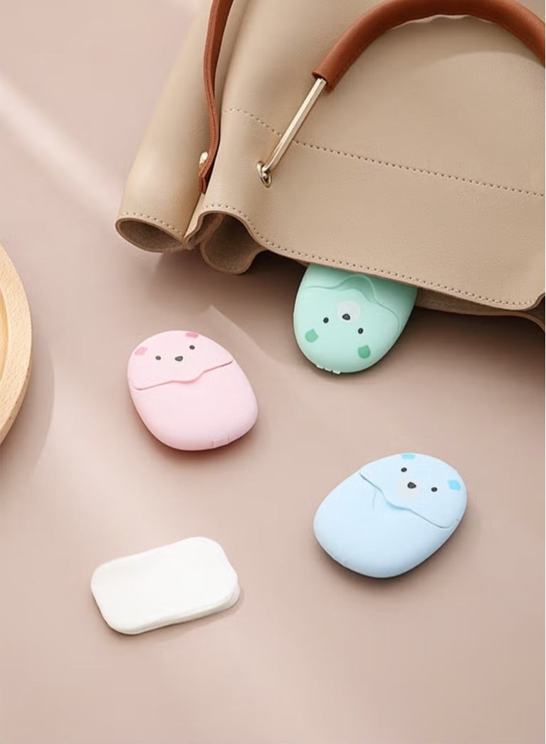 رقائق الصابون المحمولة للطلاب والأطفال صابون السفر 3 صناديق 150 قطعة - Image 4