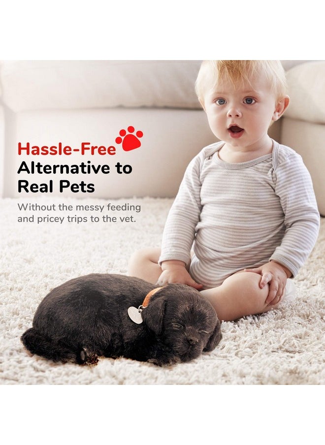 88 unlimited - Perfect Petzzz - Original Petzzz Black Lab, Realistic, Lifelike Stuffed Interactive Pet Toy, Companion Pet Dog With 100% Handcrafted Synthetic Fur - Image 1