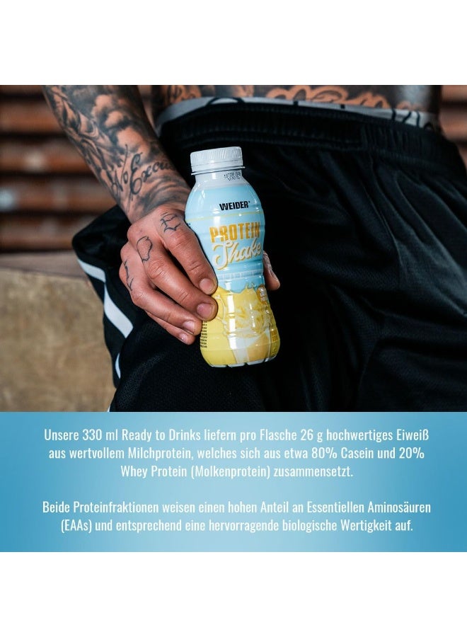 ويدير وايدر بروتين شيك 330 مل – نكهة الفانيليا (عبوة من 6) - Image 5