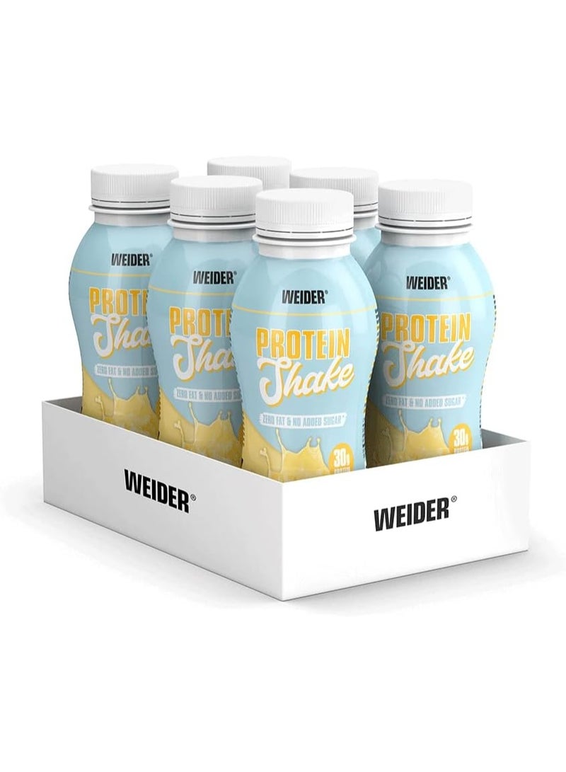ويدير وايدر بروتين شيك 330 مل – نكهة الفانيليا (عبوة من 6) - Image 1